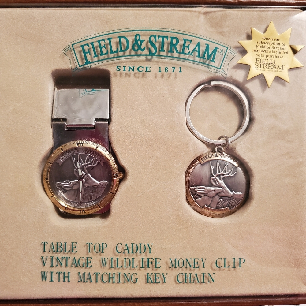 Field & Stream Vintage Money Belt Watch & Keyring